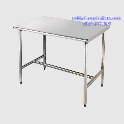 ban-inox-chu-nhat-1m-201-chan-co-dinh