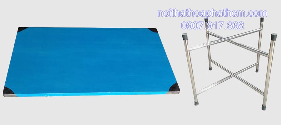 ban-inox-chu-nhat-1m-201-chan-roi