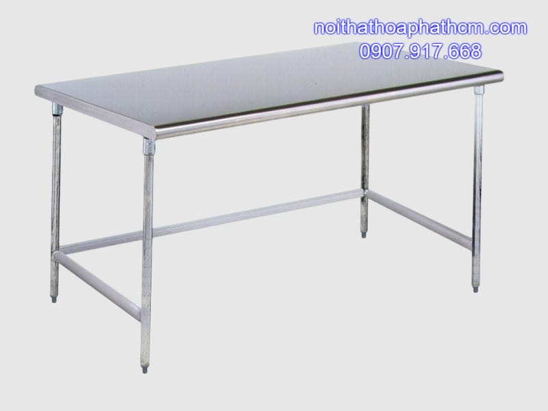 ban-inox-chu-nhat-1m2-201-chan-co-dinh