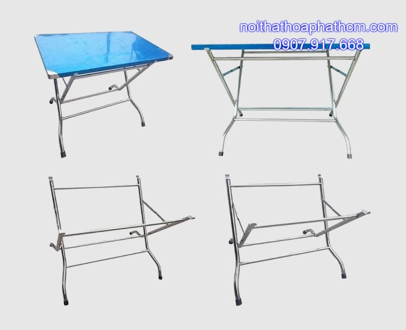 ban-inox-chu-nhat-1m2-201-chan-roi