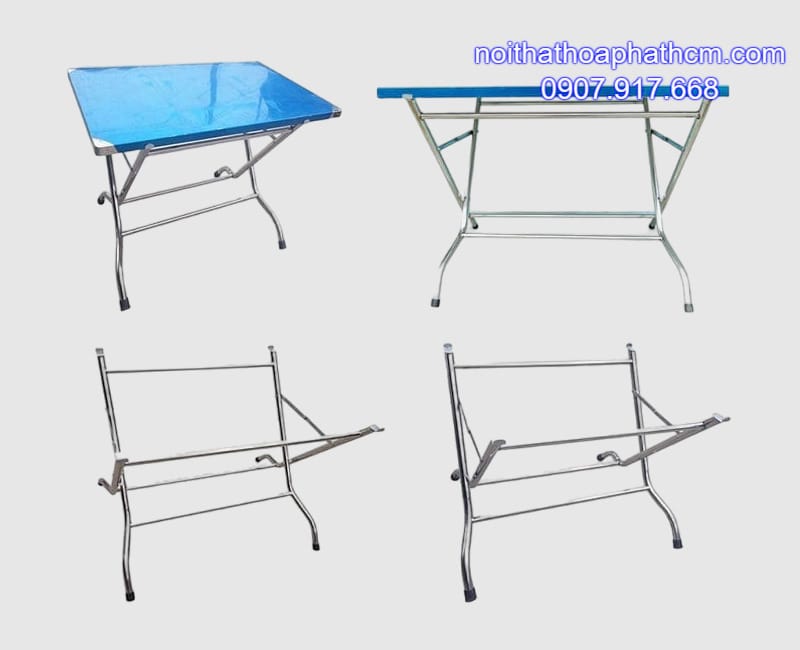 ban-inox-chu-nhat-1m2-304-chan-roi