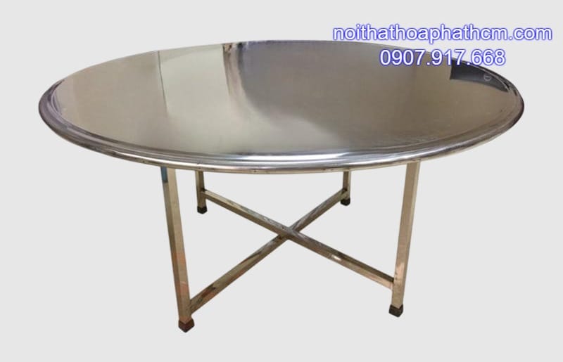 ban-inox-tron-1m2-304-chan-roi