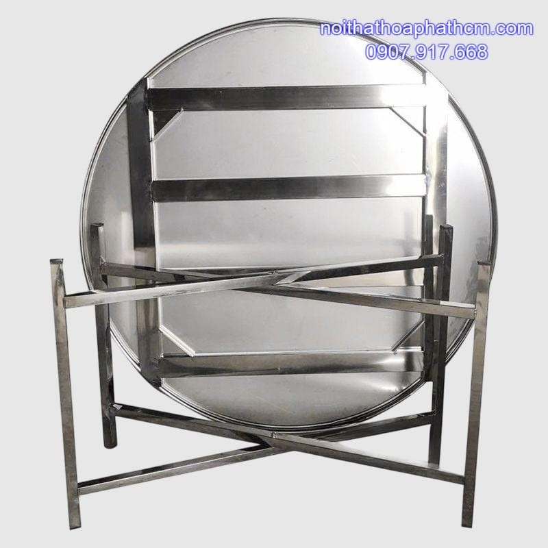 ban-inox-tron-1m4-304-chan-roi