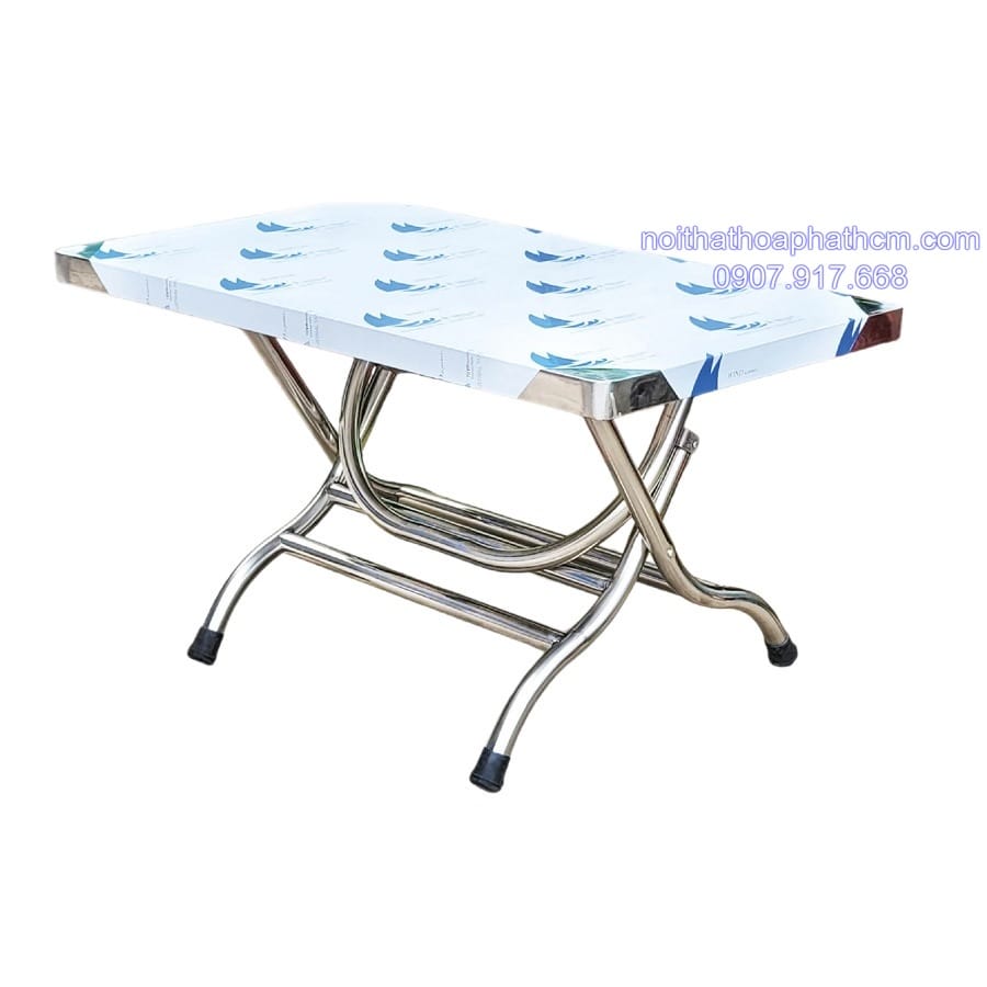 bàn inox chữ nhật 1m HP03 ban-inox-chu-nhat-1m-hp03