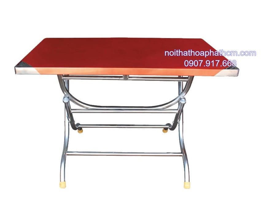 bàn inox chữ nhật 1m2 304 HP01 ban-inox-chu-nhat-1m2-304-hp01