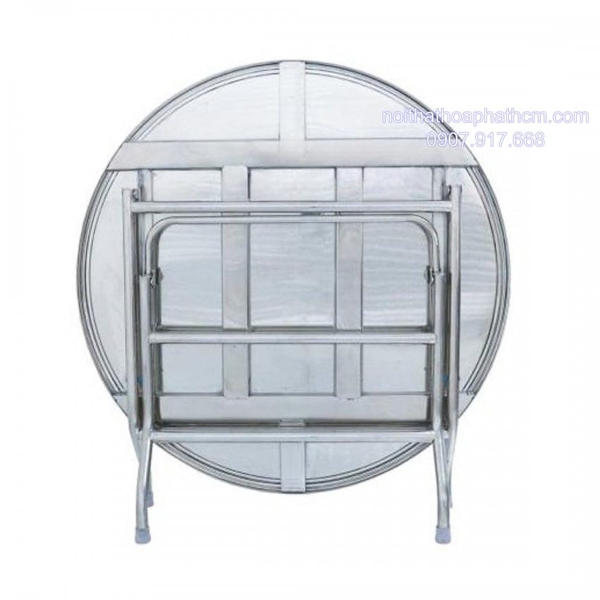 bàn inox tròn 1m4 304 HP02_1 ban-inox-tron-1m4-304-hp02-1