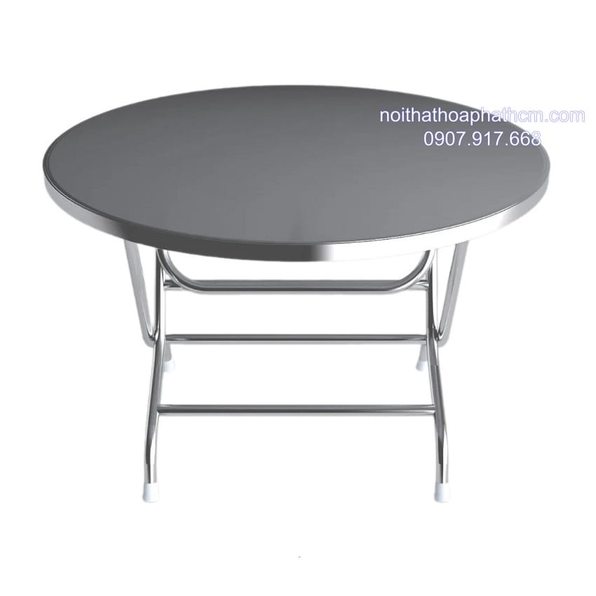 bàn inox tròn 1m4 304_1 ban-inox-tron-1m4-304-1