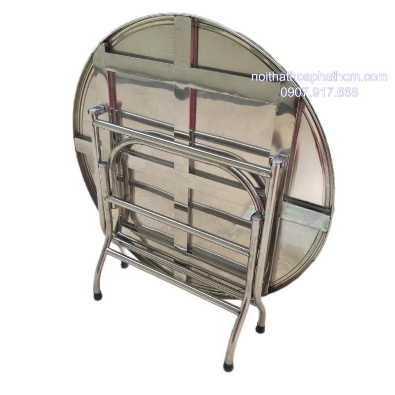 bàn inox tròn 1m4 HP02_1 ban-inox-tron-1m4-hp02-1
