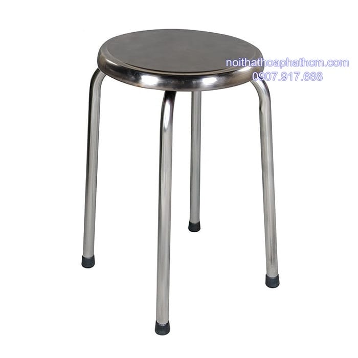 ghế inox tròn đẩu HP02 ghe-inox-tron-dau-hp02