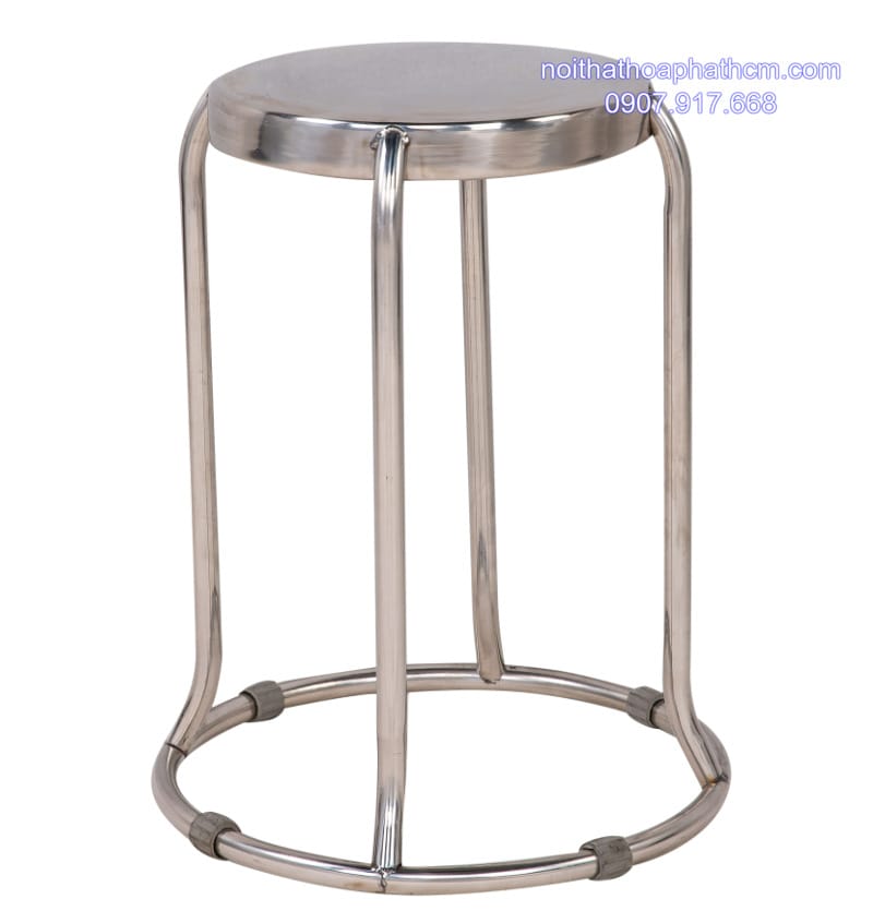 ghế inox tròn đôn hàn mặt 304 HP01 ghe-inox-tron-don-han-mat-304-hp01