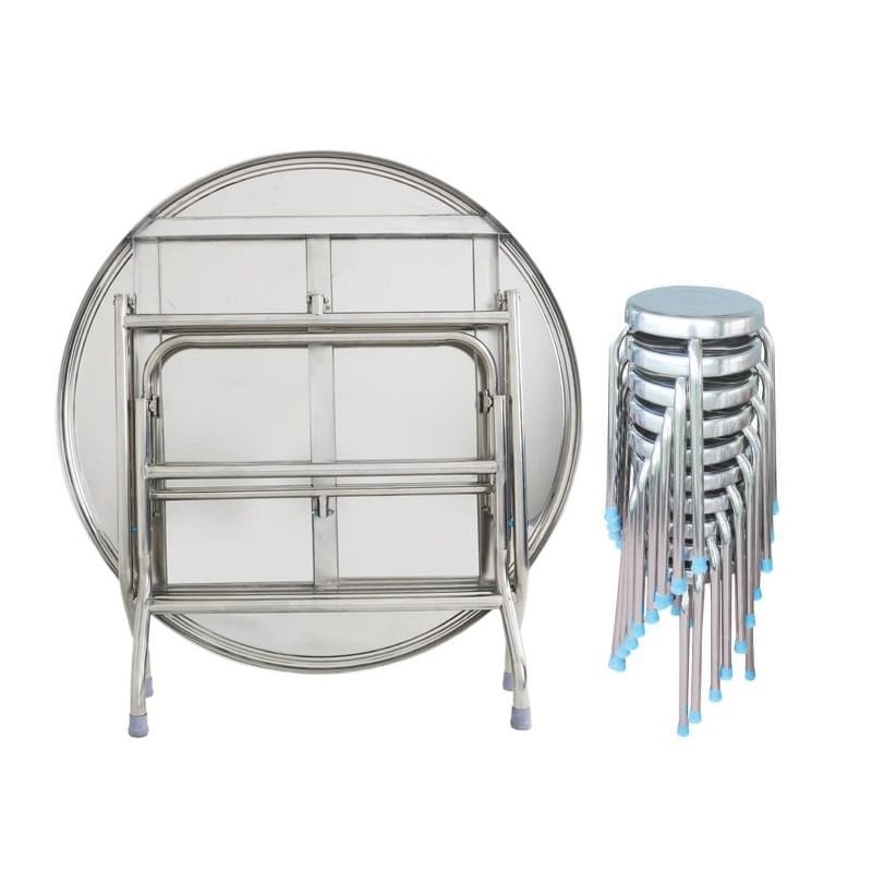 Bộ bàn tròn inox 10 ghế 304 HP03 bo-ban-tron-inox-10-ghe-304-hp03