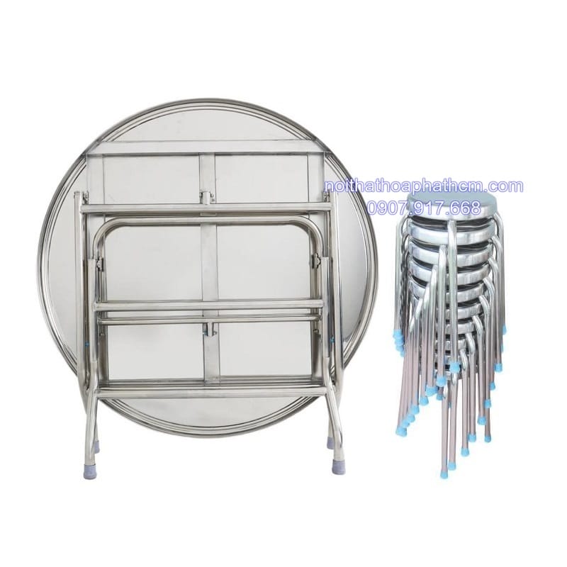 Bộ bàn tròn inox 12 ghế 304 HP01 (1) bo-ban-tron-inox-12-ghe-304-hp01-1