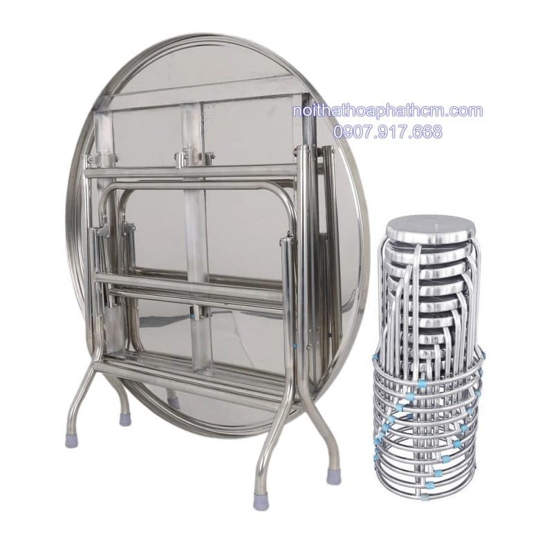 Bộ bàn tròn inox 12 ghế 304 HP01 bo-ban-tron-inox-12-ghe-304-hp01
