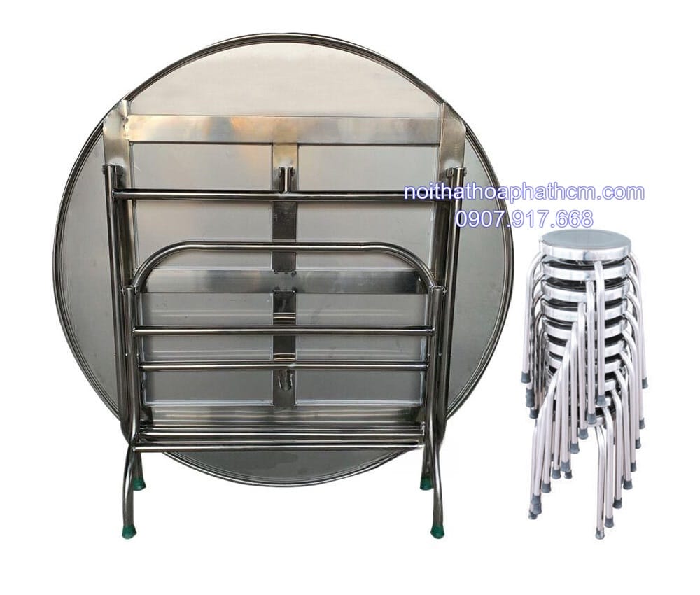 Bộ bàn tròn inox 12 ghế HP03 (1) bo-ban-tron-inox-12-ghe-hp03-1