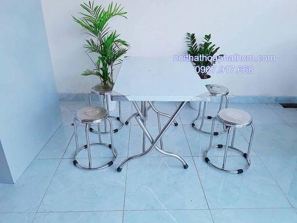 bàn inox chữ nhật 4 ghế HP01_1 ban-inox-chu-nhat-4-ghe-hp01_1