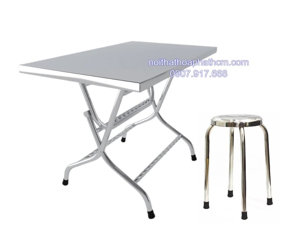 bàn inox chữ nhật 8 ghế 304 HP01 ban-inox-chu-nhat-8-ghe-304-hp01