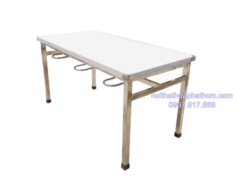 bàn inox công nghiệp có móc treo ghế HP ban-inox-cong-nghiep-co-moc-treo-ghe-HP