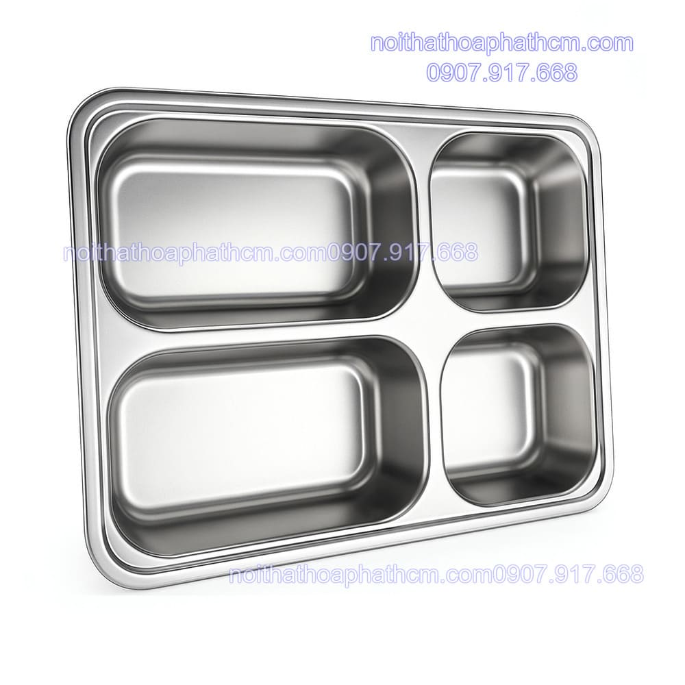 khay inox 4 ngăn sâu hp (2) khay-inox-4-ngan-sau-hp-2