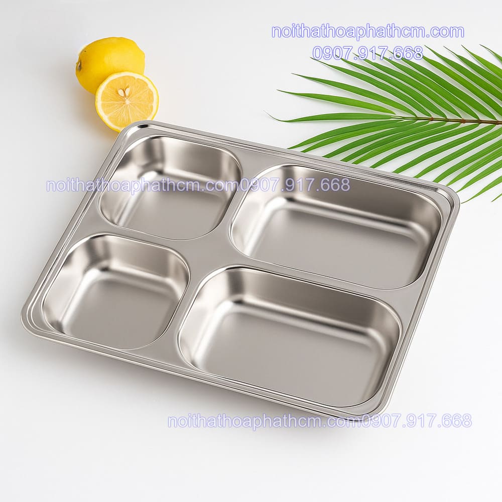 khay inox 4 ngăn sâu hp (4) khay-inox-4-ngan-sau-hp-4