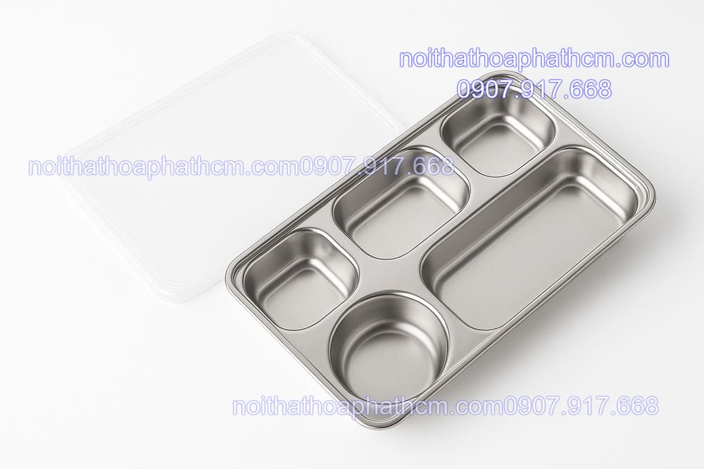 khay inox 5 ngăn có nắp (2) khay-inox-5-ngan-co-nap-2
