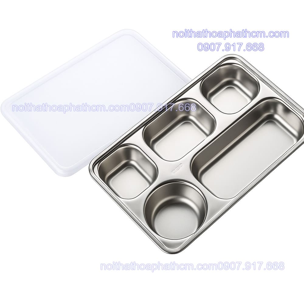 khay inox 5 ngăn có nắp (3) khay-inox-5-ngan-co-nap-3