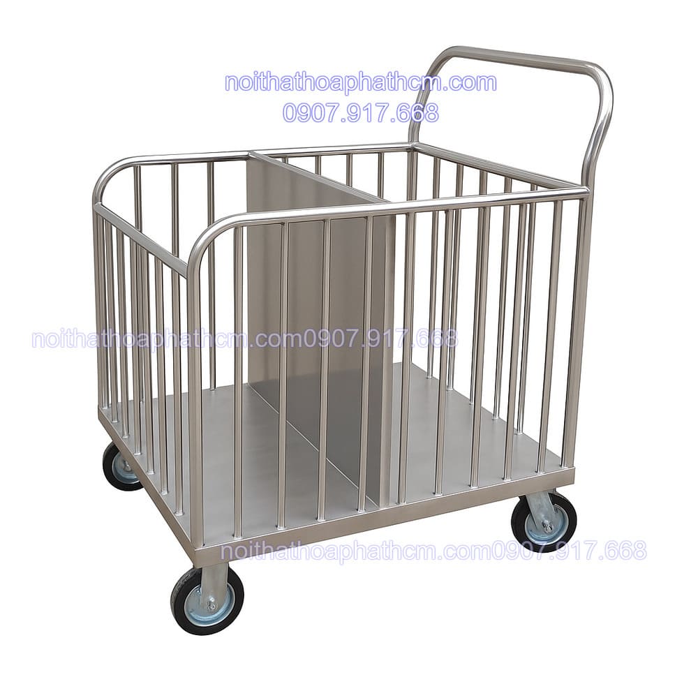 xe đẩy inox có giỏ hàng (1) xe-day-inox-co-gio-hang-1